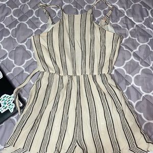Striped romper